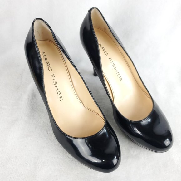 MARC FISHER | Black Heeled Shoes size 5.5 - Picture 2 of 7